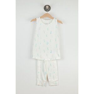 Wildling NWT 11-12 Well Dressed Wolf Mermaid Seaweed Racerback Pajamas